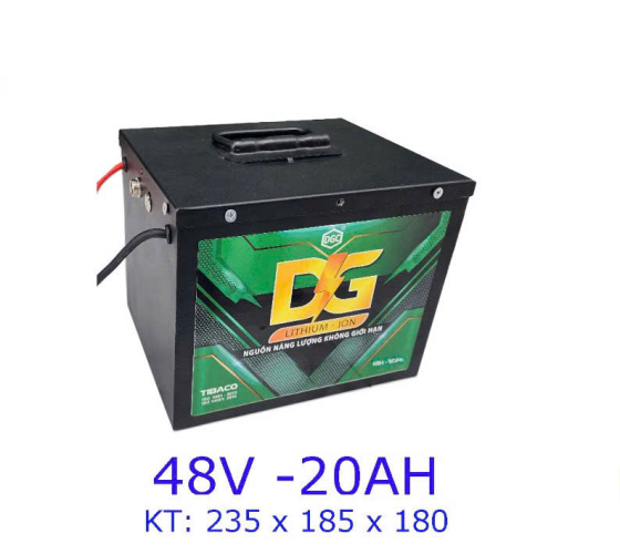 Ắc Quy Lithium DGLI-48v15ah vuông