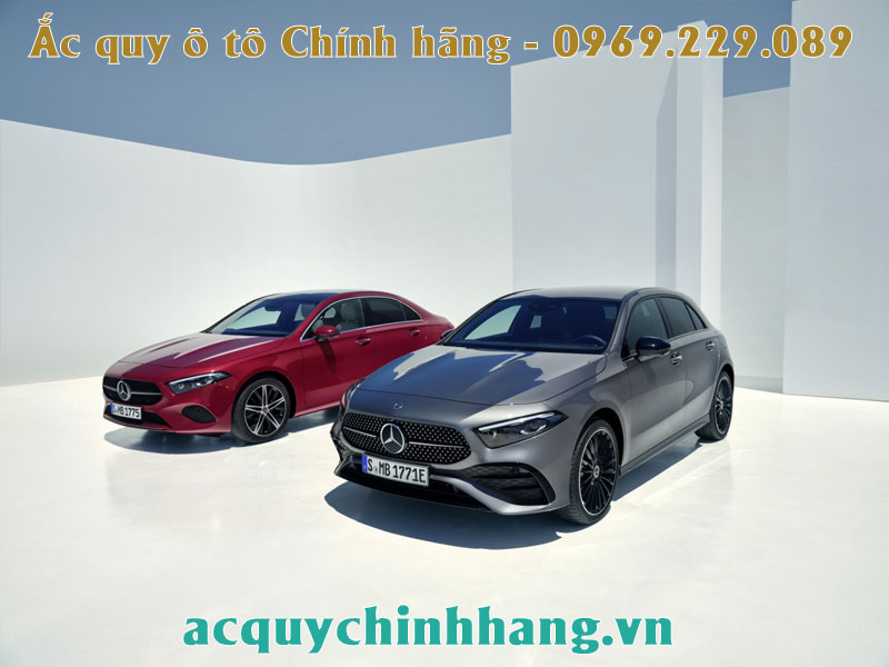 Kích thước ắc quy thay thế xe Mercedes Benz A-Class phải phù hợp với khay chứa ắc quy của xe